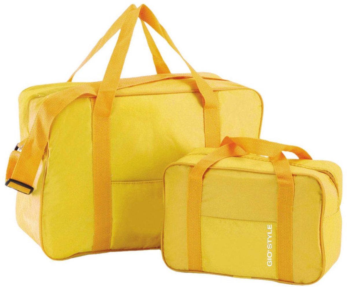 SnelShoppen - Koeltas - Fiesta - Set van 2 - 7,5/25,5 liter - Ideaal voor feest, camping, picknick, tuin, kinderen, kleur: kleurrijk