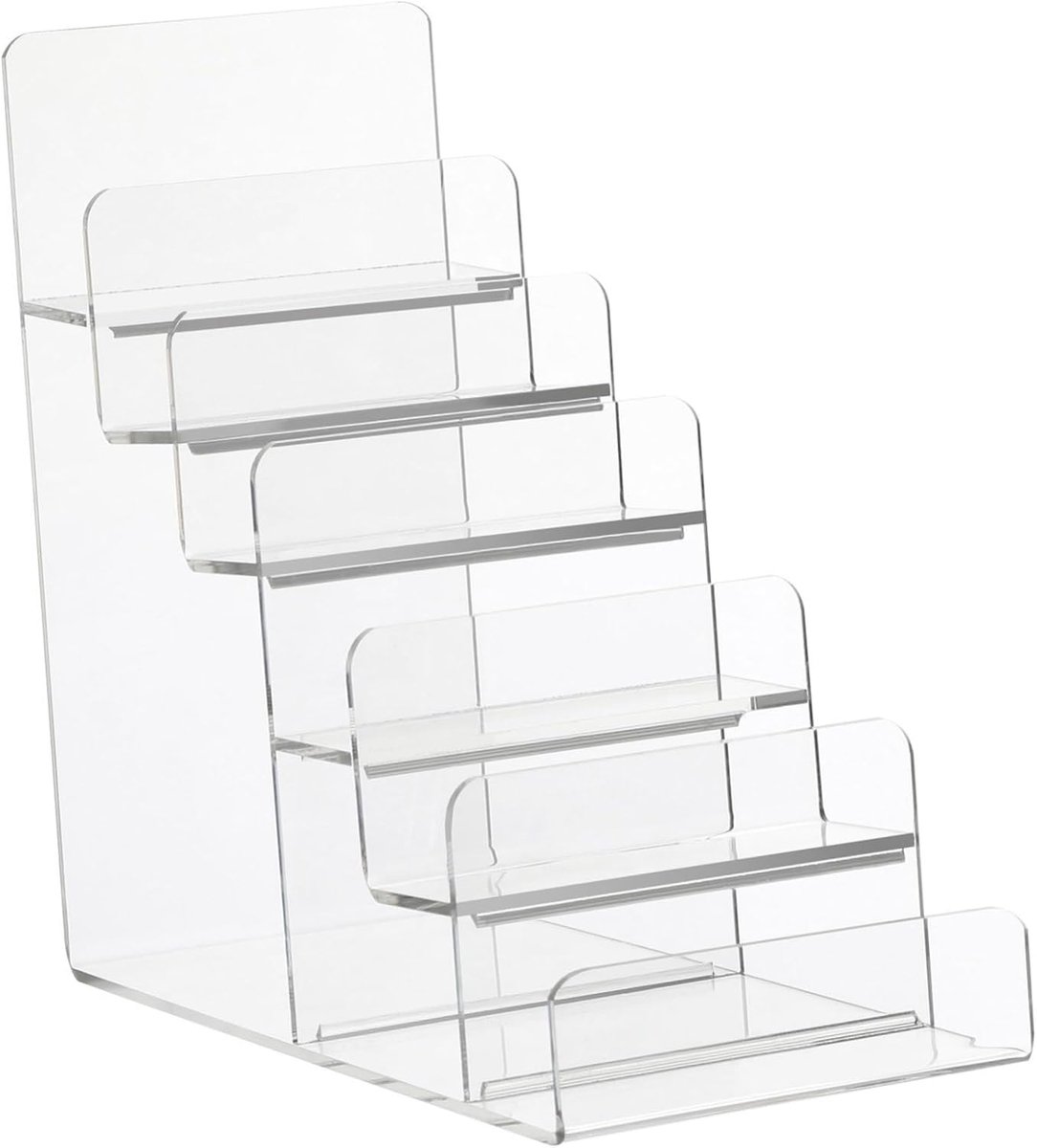 SnelShoppen - Transparante Acryl Portemonnee Organizer - 6-Staps Wallet Tentoonstellingsstand - Handtas Organizer - Tas Houder voor Sieraden - Perfect
