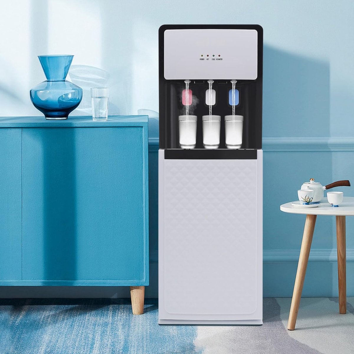 Waterdispenser - Apparaat - Direct Drinken - Warm en Koud - 5 Liter - Wit