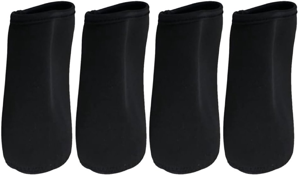 SnelShoppen - 4 Stuks Kiemglas Lichtbescherming Deksel Canning Glas Coarse Cover Kiemdekking Hydroponische Bal Licht Covers voor Weckpotten RVS