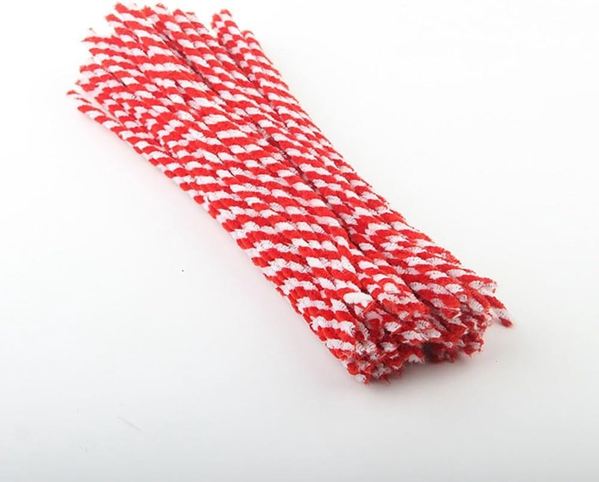 Veelkleurige pijpenragers van 30 cm - Buigzaam chenilledraad voor creatief knutselen en DIY-projecten, ideaal voor kinderen en volwassenen
