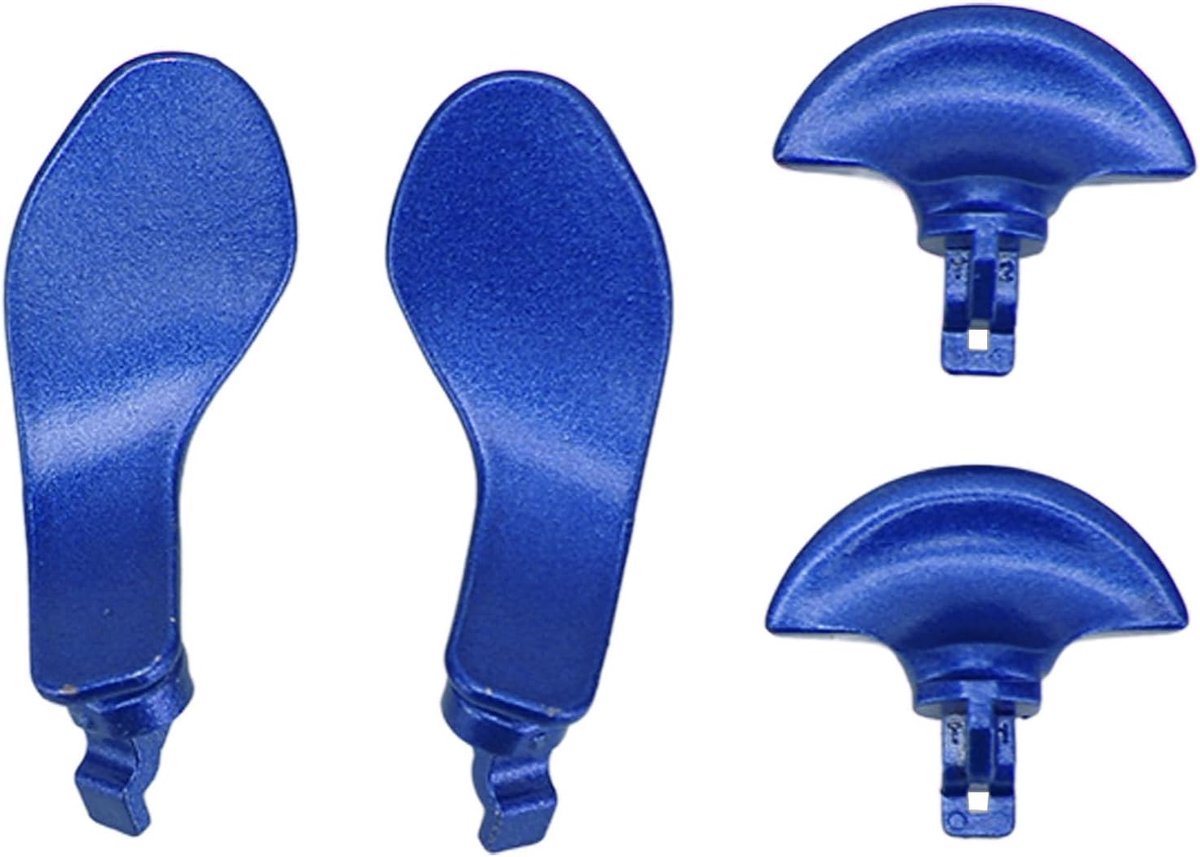 SnelShoppen - Gamecontroller-Paddles voor Edge-Controller, Metalen Paddles, 4 Vervangende Roestvrijstalen Knoppen, Verwisselbaar Ontwerp, 5 Edge Draad