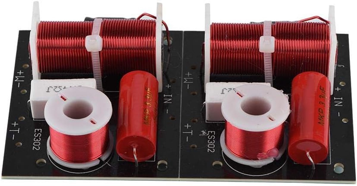 SnelShoppen - 2 Delige Frequentieverdelers 2-Weg Hi-Fi Audio Crossover Filter Speaker Frequentiedeler DIY Module voor Verbeterde Geluidskwaliteit