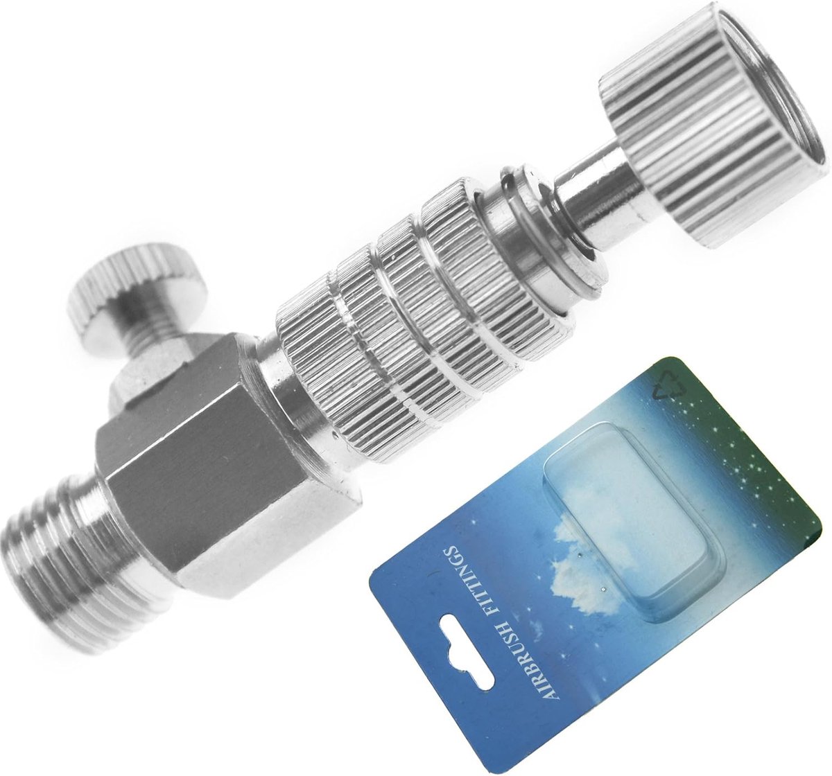 SnelShoppen - ENET 1/8" Lucht Aansluitadapter Ventiel Koppeling Airbrush Snellkoppeling Nieuw