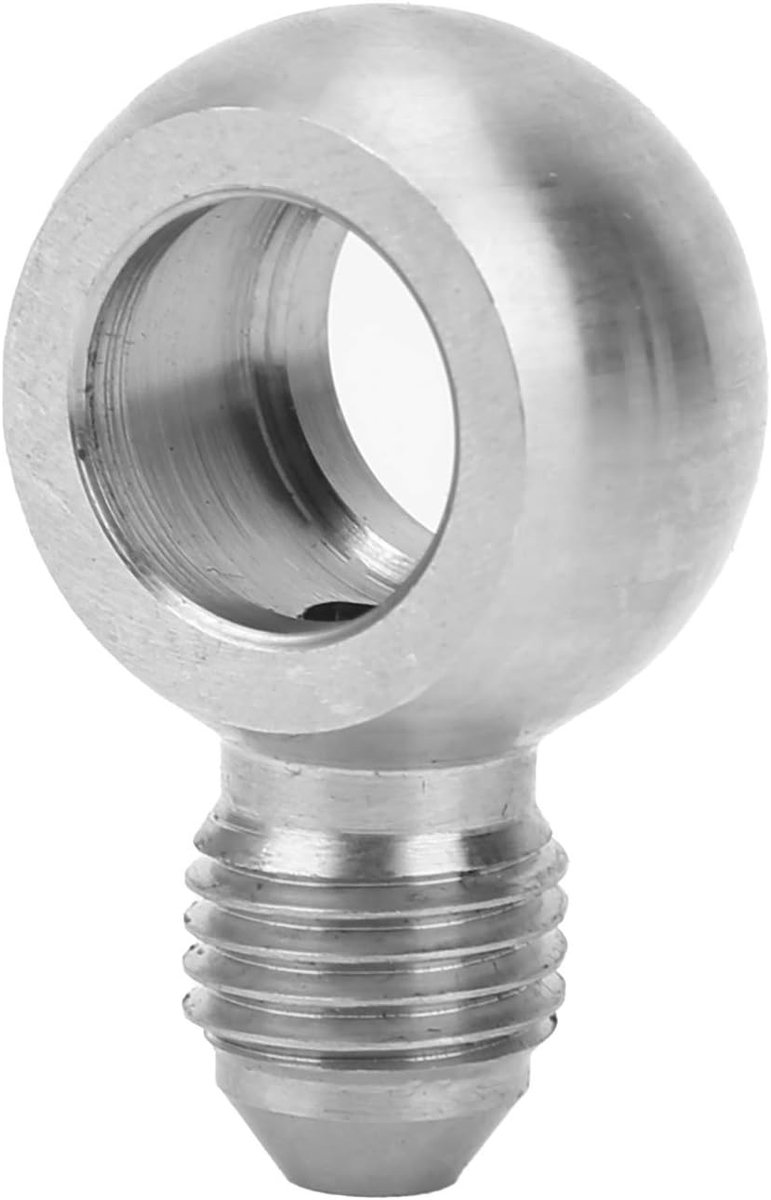 SnelShoppen - Oil Supply Banjo Bolt Kit - Duurzame Adapter Aansluiting RVS A-4 AN4 4AN Naar 12mm M12 Oog Banjo - Professioneel en Betrouwbaar