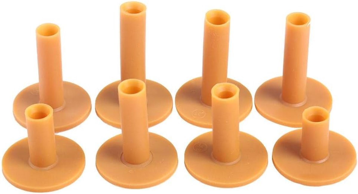 SnelShoppen - Rubber Golf Tee Houder voor Driving Range, Stabiele en Flexibele Golfbal Houder voor Beginners en Training, Ideaal voor Oefeningen en Dr
