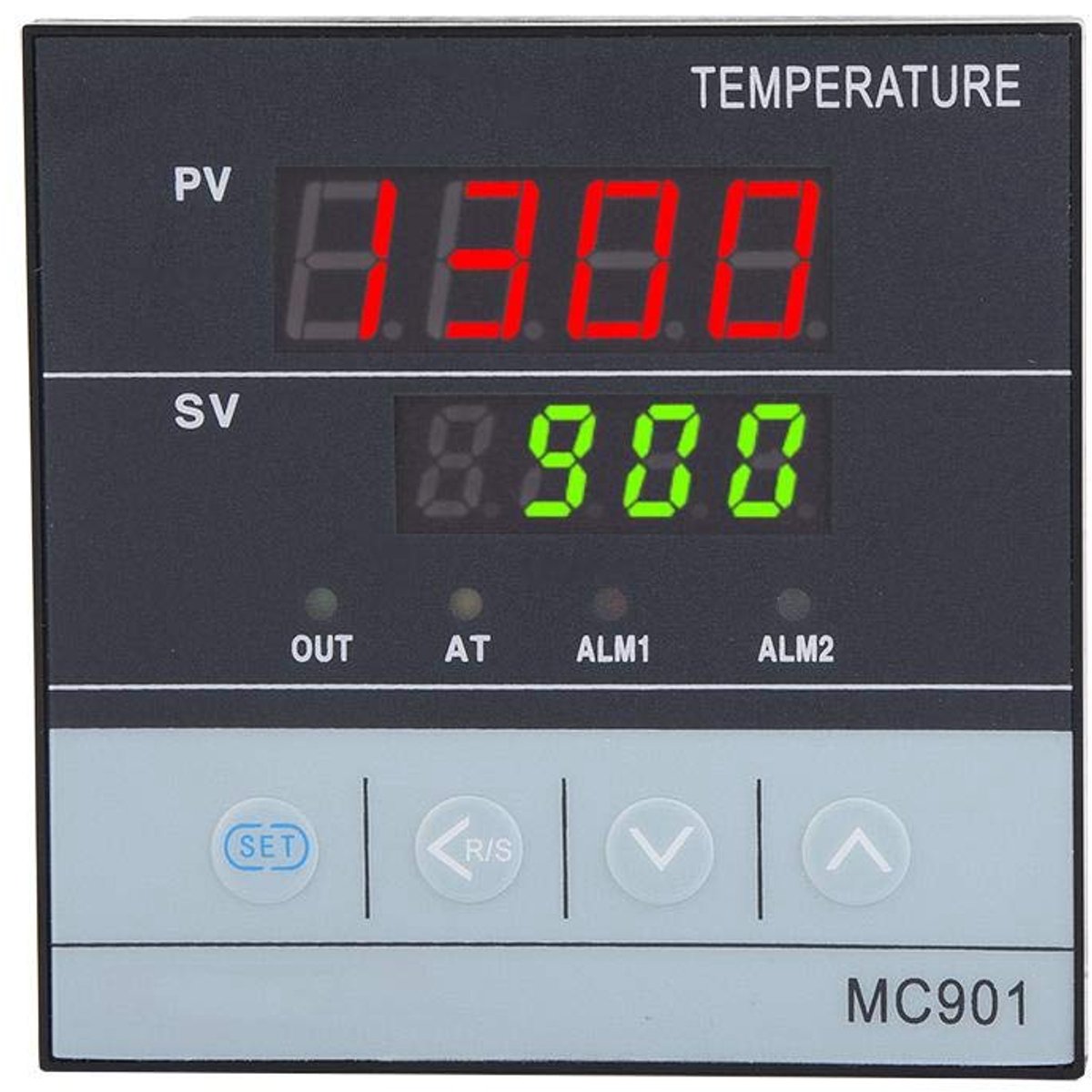 SnelShoppen - PID Temperatuurregelaar MC901K PT100 Digitale Thermostaat Met Hoge Precisie, Relais SSR Uitgang, Compact Ontwerp, Voor Nauwkeurige Tempe