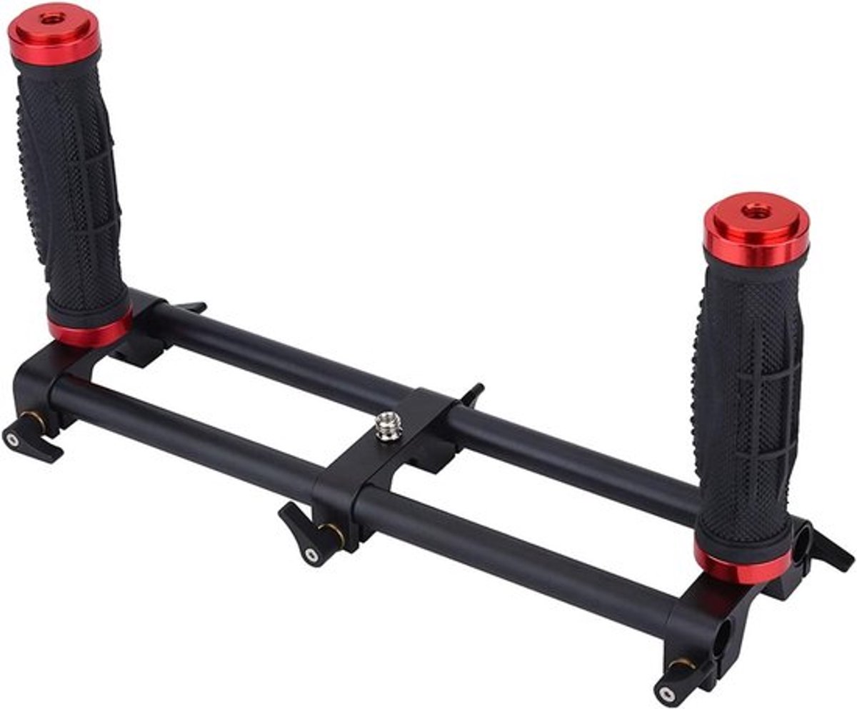 Camera dubbele grip-extender handgreep voor gimbal-stabilisator rig-accessoire voor Feiyu - Verbetert stabiliteit en beweeglijkheid tijdens opnames