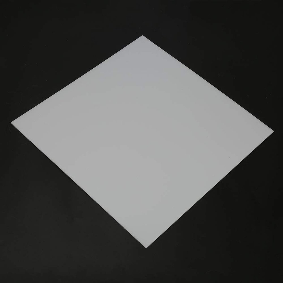 SnelShoppen - 2x300x300mm Witte Polyoxymethyleen, Kunststof Plaat 2mm, POM Engineering Kunststof, Hoogwaardige Sterkte, Voor Voedsel, Diverse Toepassi