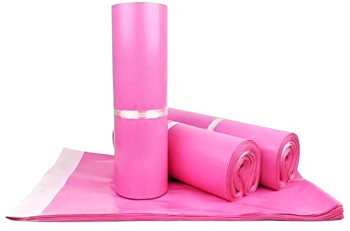 Postzakken - Roze - 10 x 14 inch - PE Materiaal Waterdichte Enveloppen - Voor Verzending en Verpakking