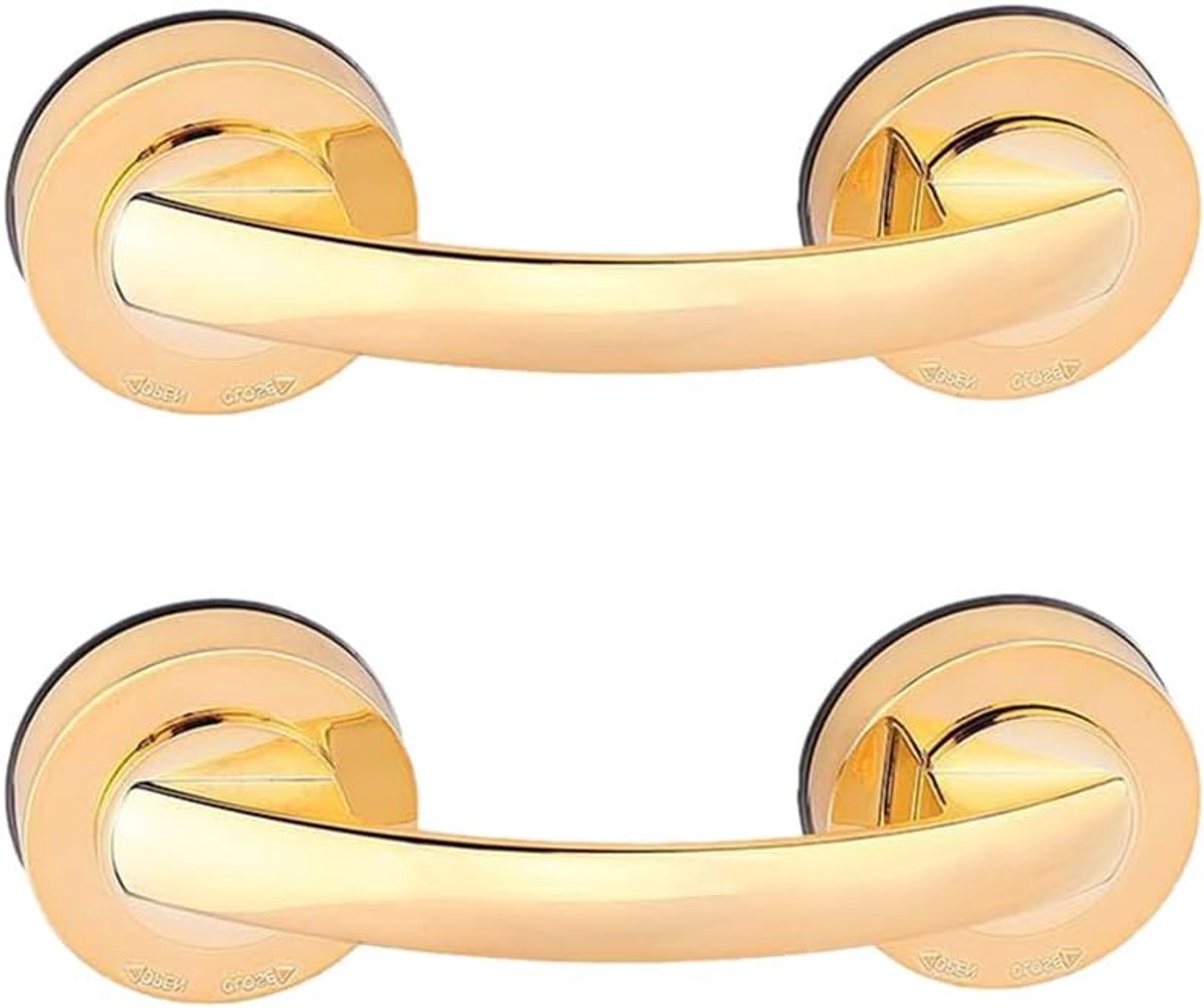 SnelShoppen - 2Pcs Douche Handgreep Bad Grab Bar Suction Handgrepen voor Douche Badkamer Badkuipen Veiligheid Grab Bar met Sterke Hechting Suction Cup