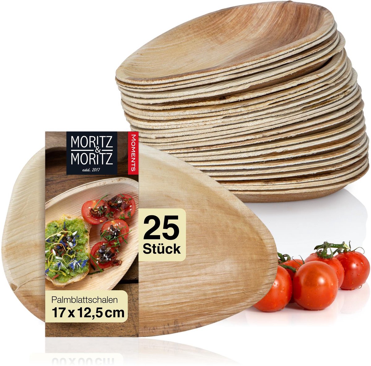 Moritz & Moritz 25-delige palmbladschaal