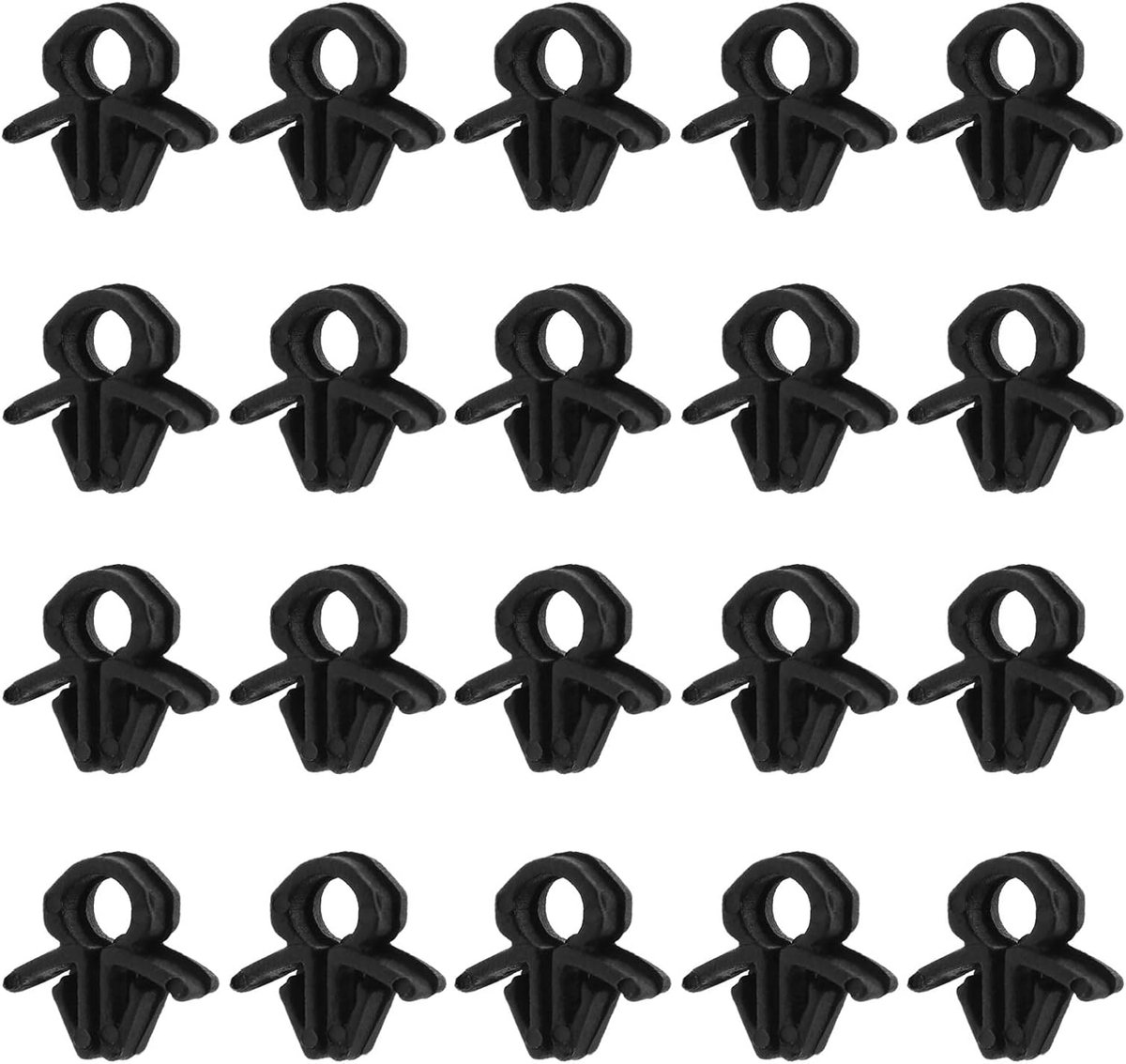 SnelShoppen - 20 Stuks Remleiding Klem Kabelhouder Zwarte Plastic Geschikt voor Toyota 4 Runner 1984-2020, Auris 2006-2018, Avensis 2010-2018
