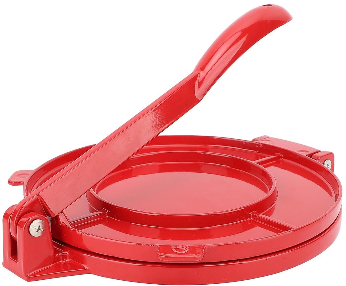 SnelShoppen - Tortilla Pers, Tortilla Maker 9.8 Inch, Aluminium Legering, Handmatige Tortilla Pers, Deegpers voor Pannenkoek, Pizza, Flatbread, Keuken