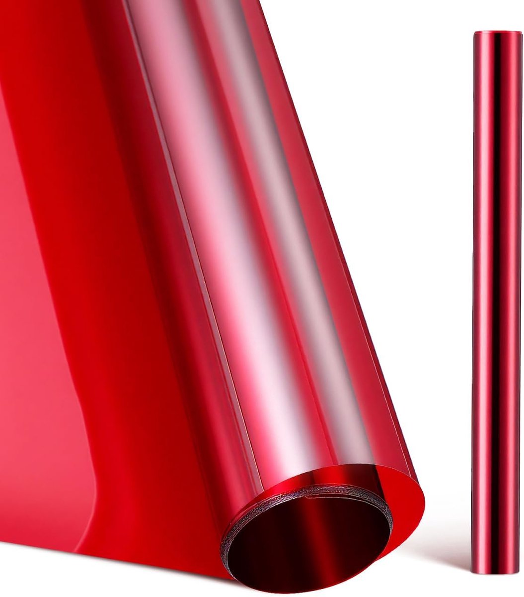 SnelShoppen - Transparante Plastic Folie Rode Kleurfilter Papier Gel Lichtfilter Correctiegelfilter Pet Translucent voor Foto's, Video's, Feesten, The
