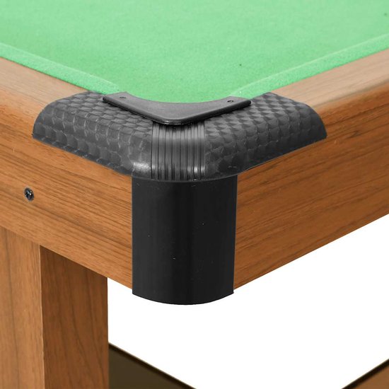 vidaXL - Biljarttafel - 4 - feet - 122x61x76 - cm - bruin van vidaXL — afbeelding 5