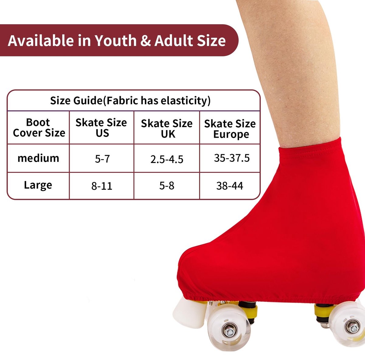 Solidchoice - Overtreksokken voor Rolschaatsen en Inline Skates