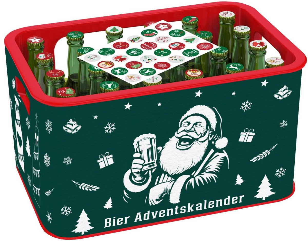 Solidchoice - Bier Adventskalender met Vilt Banderol en Stickers