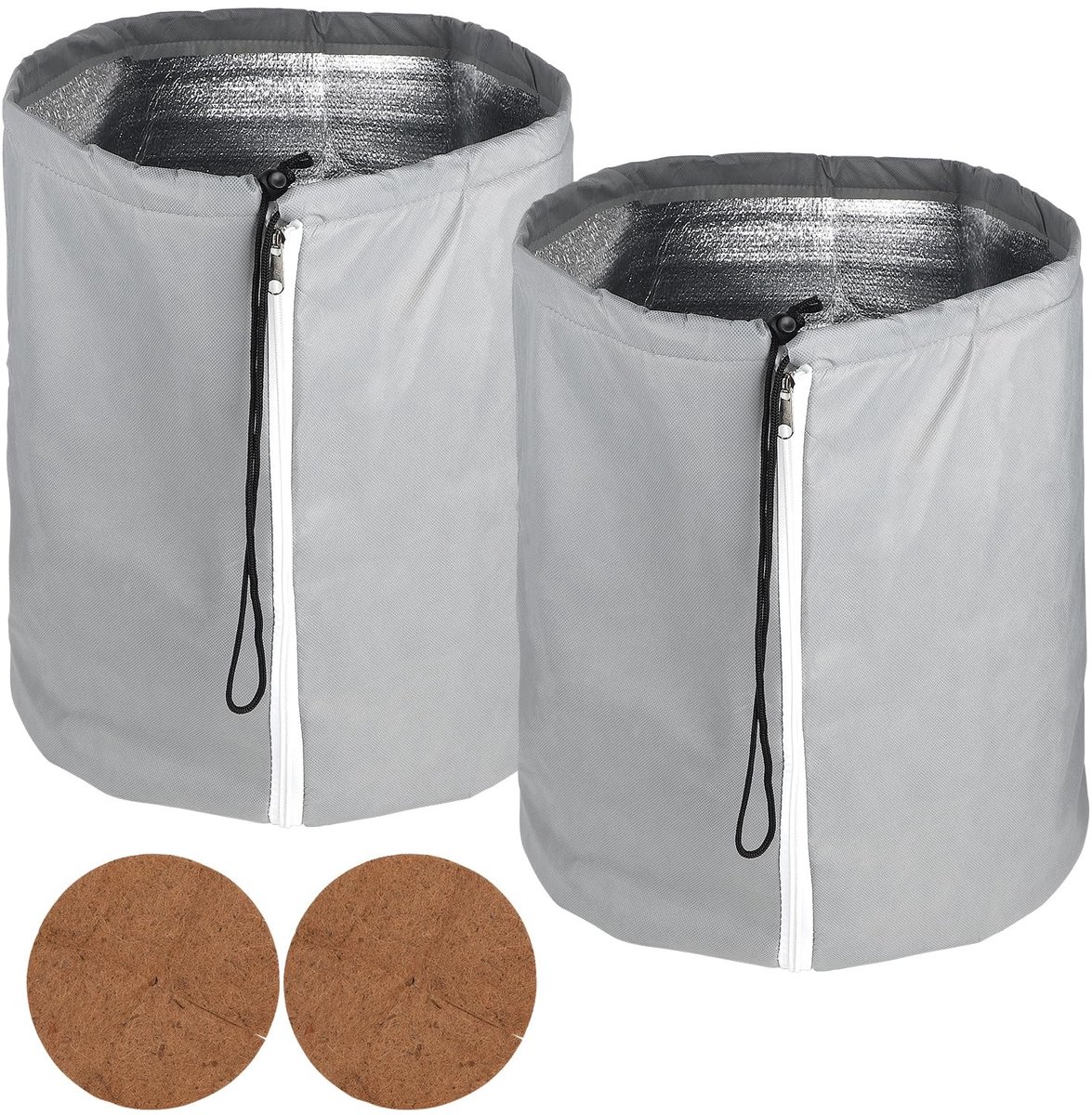 Solidchoice - Beschermtas voor Potplanten met Ritssluiting, 2 Stuks
