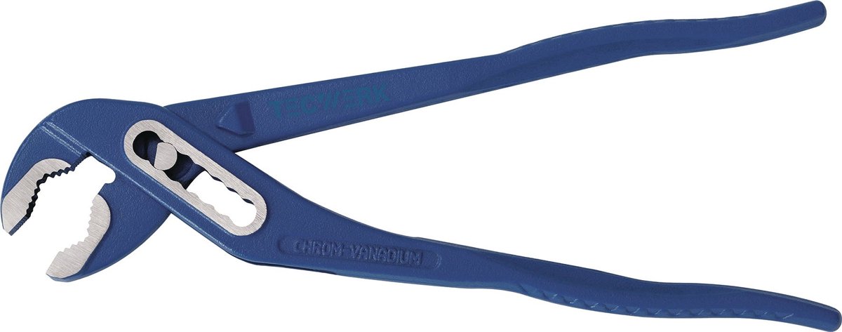 Waterpomptang L.175mm Spanw.26mm gepol.blauw TECWERK