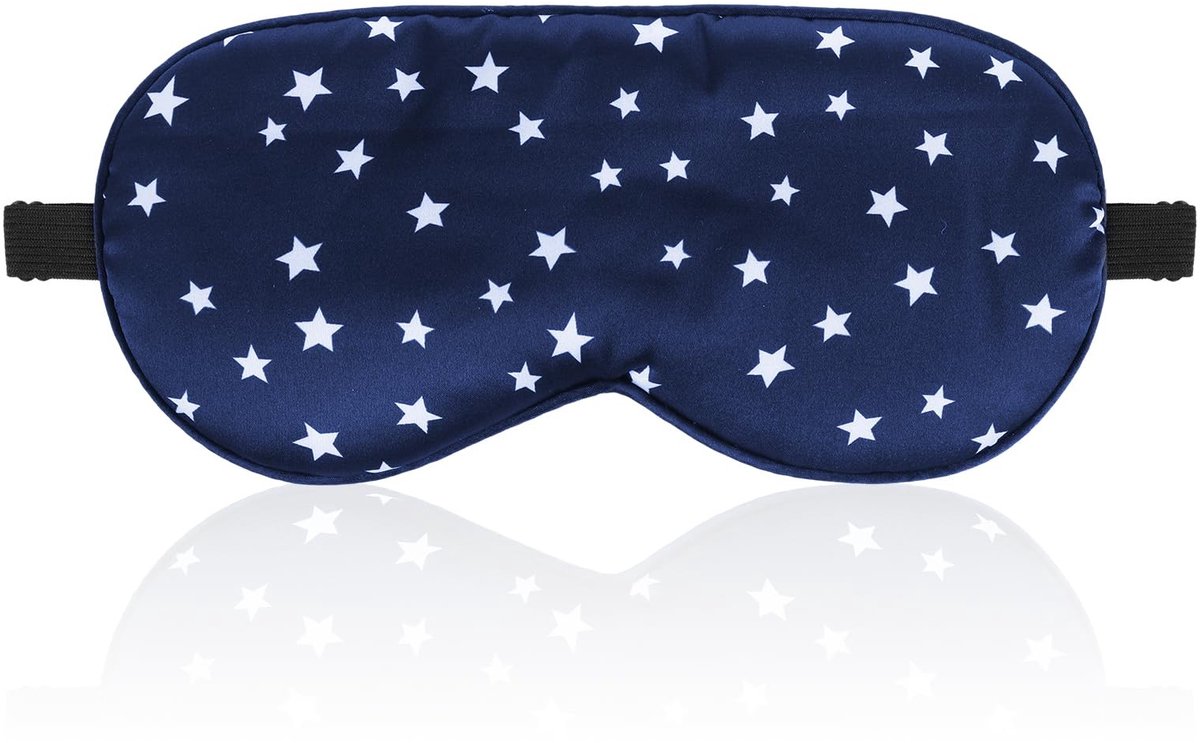 Solidchoice - Luxe Zijden Slaapmasker met Verstelbare Band voor Optimaal Comfort