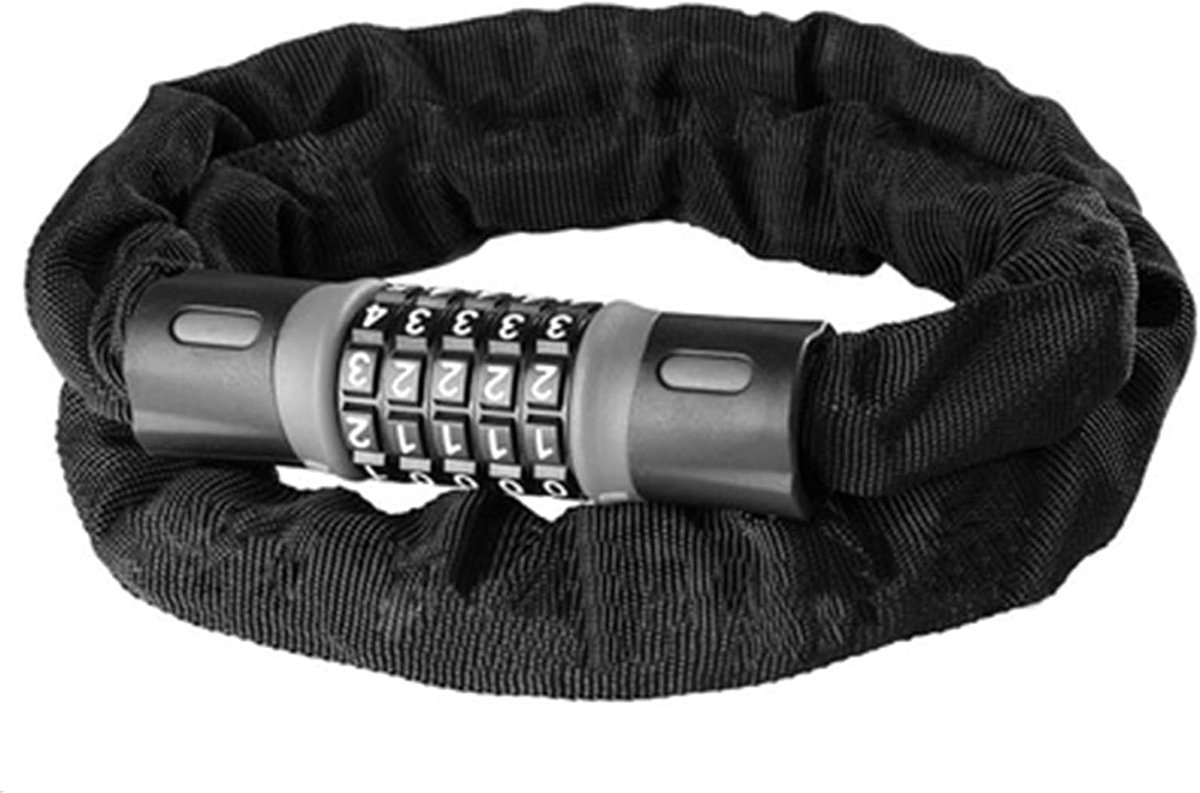 Bicycle Lock Chain Lock Anti-theft Password Lock Mountain Bike Chain Lock Electric Motorcycle Lock Password Chain Lock - ShopVlot