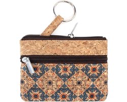 Boshiho Cork Wallet, Eco-Friendly, with Zipper and Key Ring, Style #A, 8*11CM, Wallet, Yellow, wallet - ShopVlot