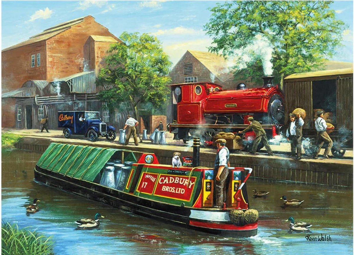 Kevin Walsh K33004 Nostalgia Canal Transport 1000pcs puzzle - ShopVlot