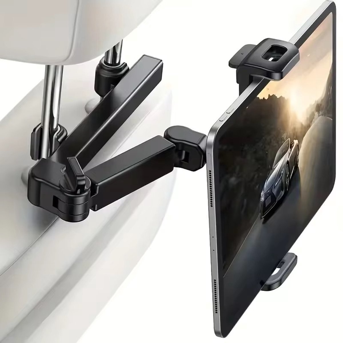 Garpex® Luxe Tablet Houder Auto - Hoofdsteun - 360 Graden Draaibaar - Geschikt voor Tablet, Telefoon en meer