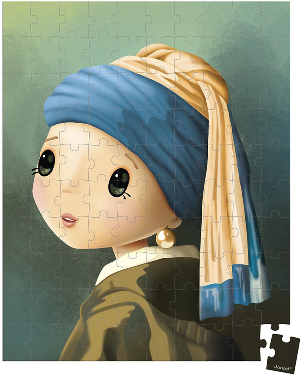 Janod - Puzzel - Op Vermeer geïnspireerd — afbeelding 4