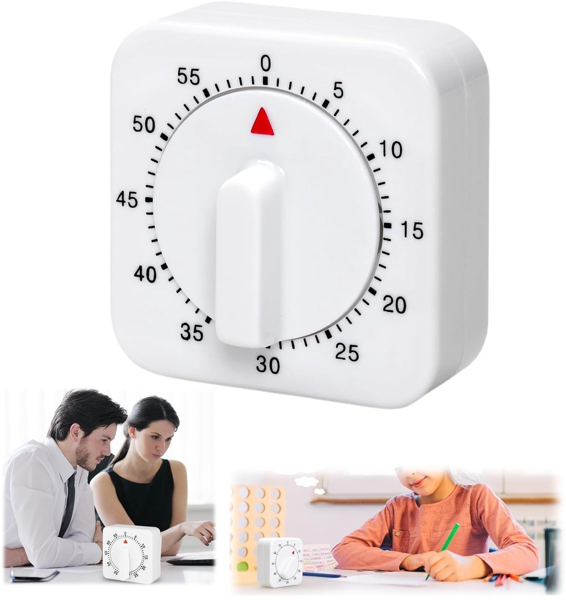 Solidchoice - Mechanische Keuken Timer tot 60 Minuten