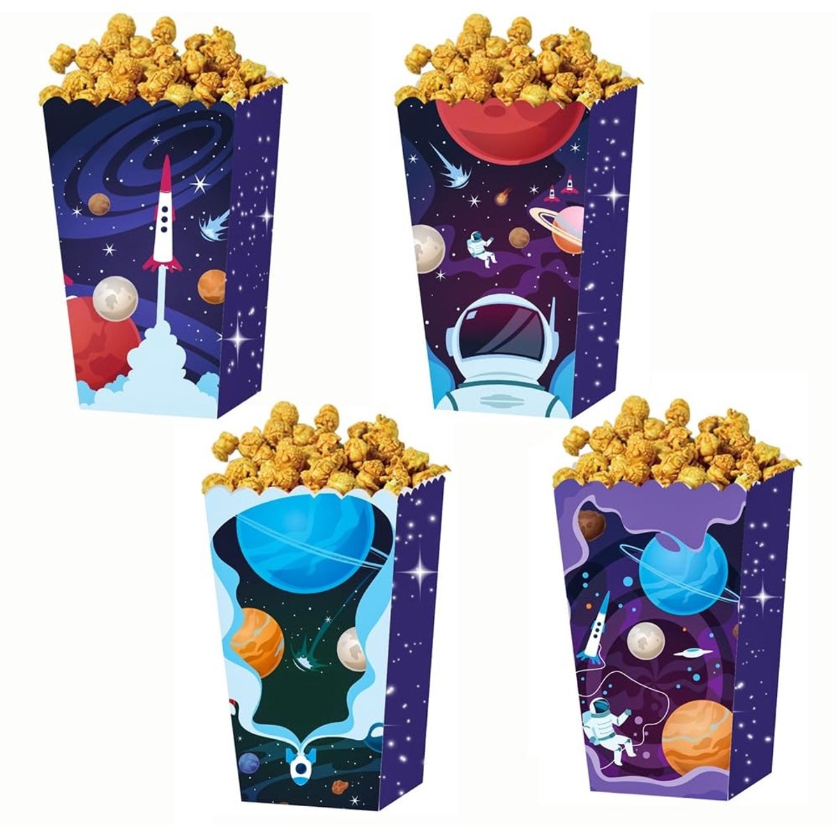 Solidchoice - Set van 12 Popcorndozen voor Feestjes