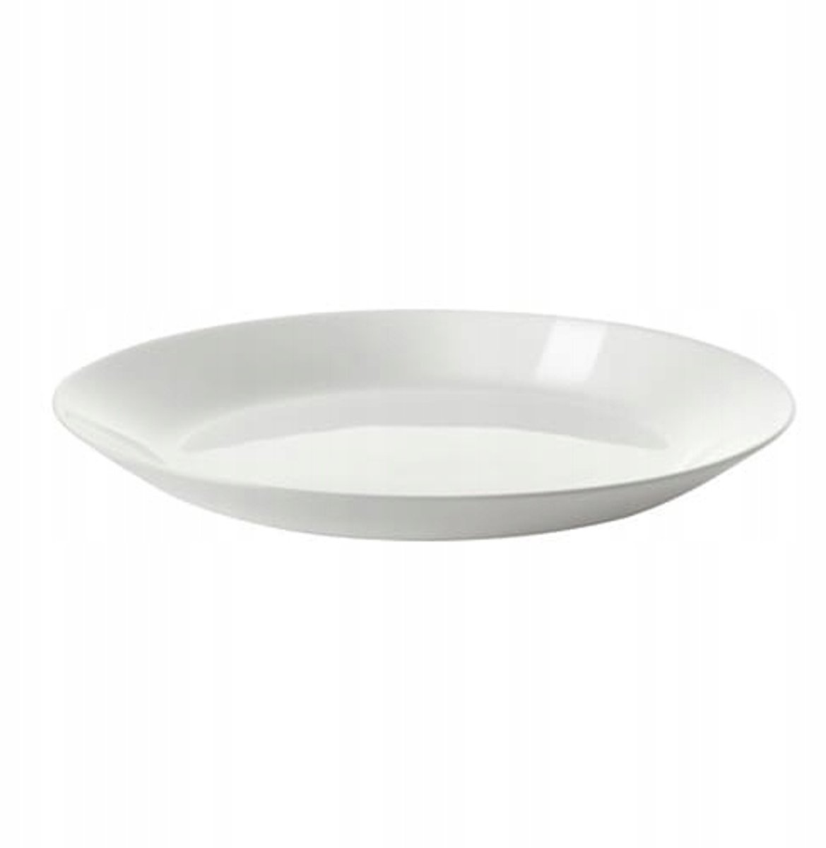 OFTAST Wit Bord van Gehard Glas, 25 cm