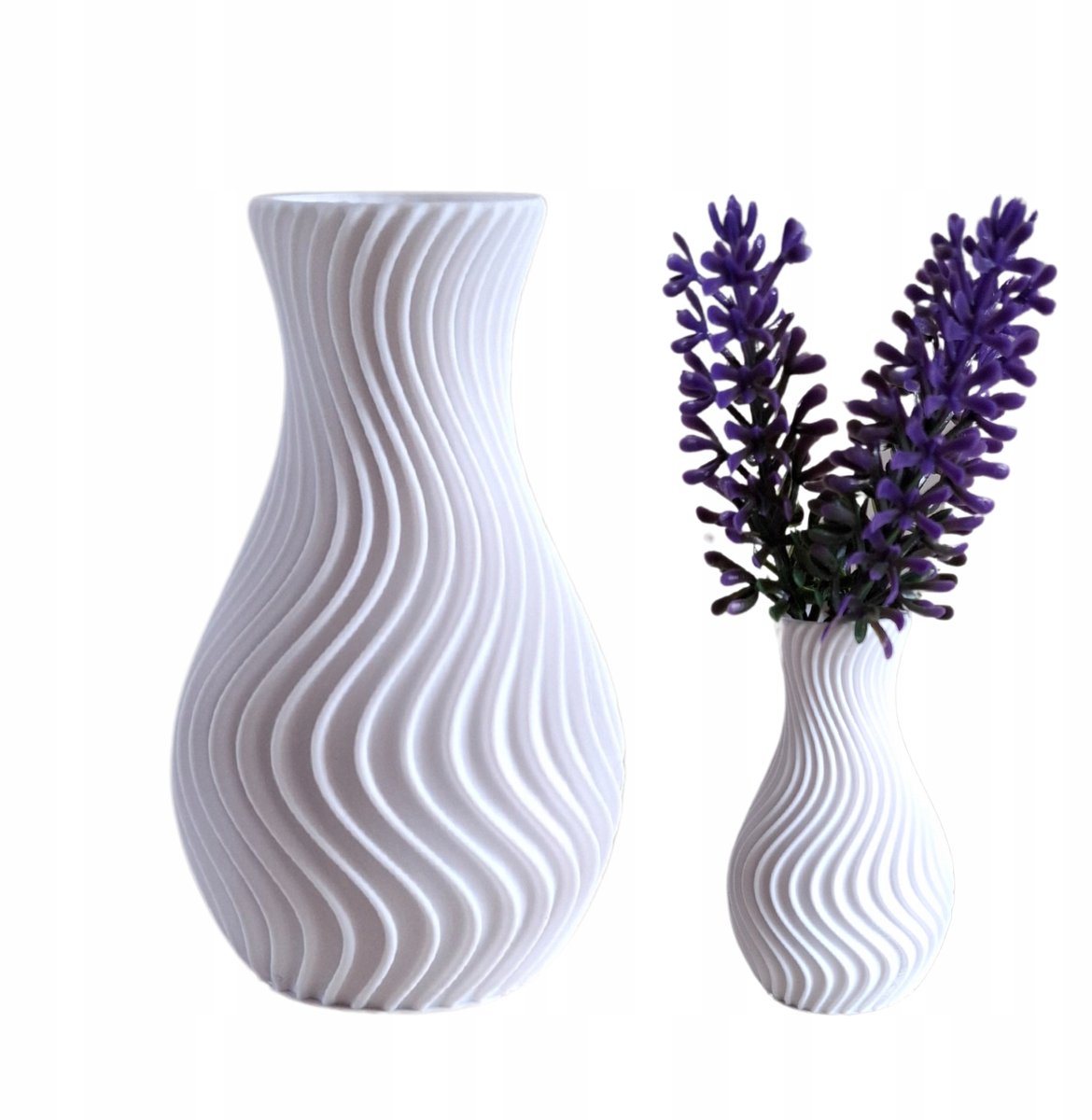Moderne 3D-geprinte Vaas - 25cm - 15 kleuren