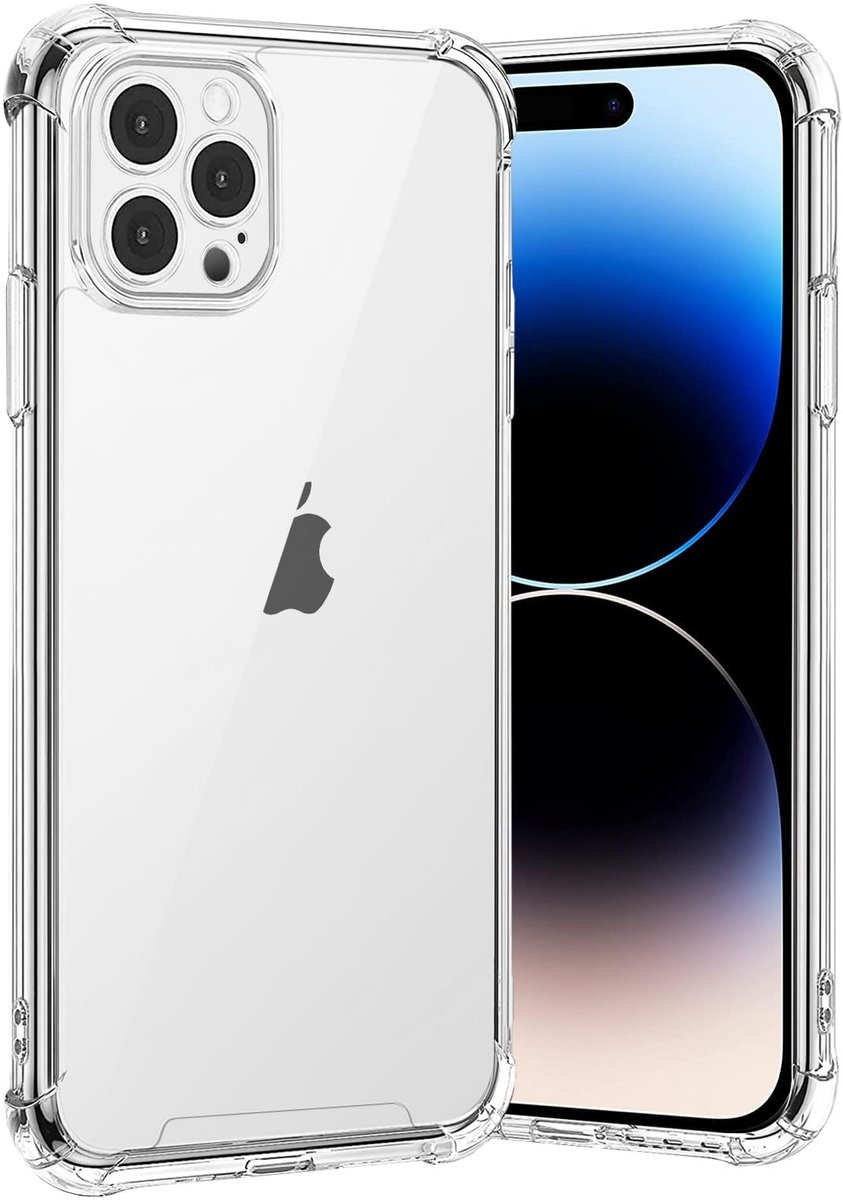 Solidchoice - Transparante Bumper Case voor iPhone 14 Pro Max 6,7 inch
