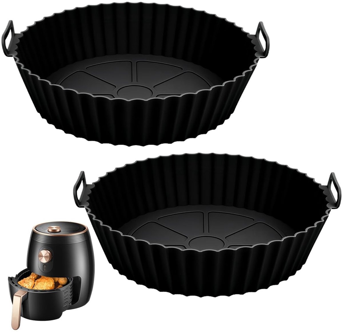 Solidchoice - Ronde Siliconen Vorm voor Heteluchtfriteuse 20 cm