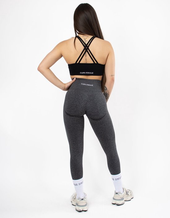 Modesty High-Waist Legging - CAPO FINALE - Leggings - XS - Kleur Black - Sportkleding - Activewear - Gymkleding - Fitnesskleding - Sportoutfit - Fitness - Hardlopen - Crossfit - Yoga - Pilates - Krachttraining — afbeelding 5