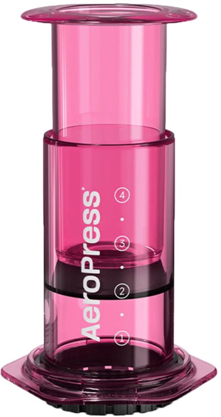 AeroPress Clear - Roze (Transparant) - Coffee Maker