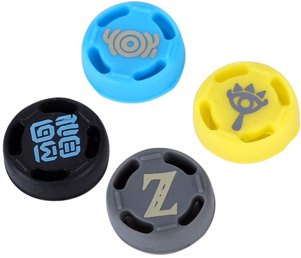 Solidchoice - Set van 4 Siliconen Joystick Grip Caps voor Gamecontrollers