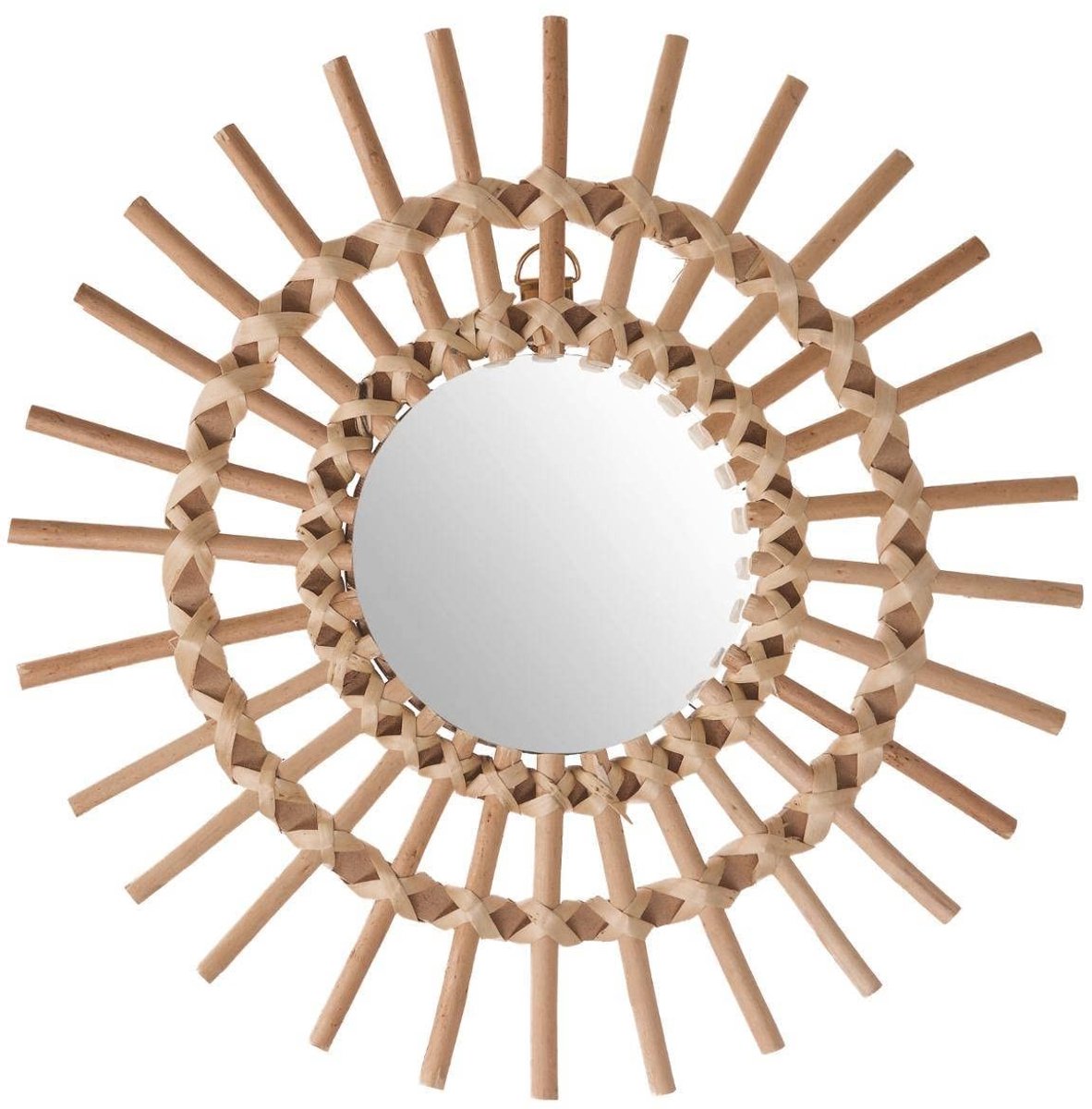 Solidchoice - Rotan Zonnespiegel D30 voor Wanddecoratie