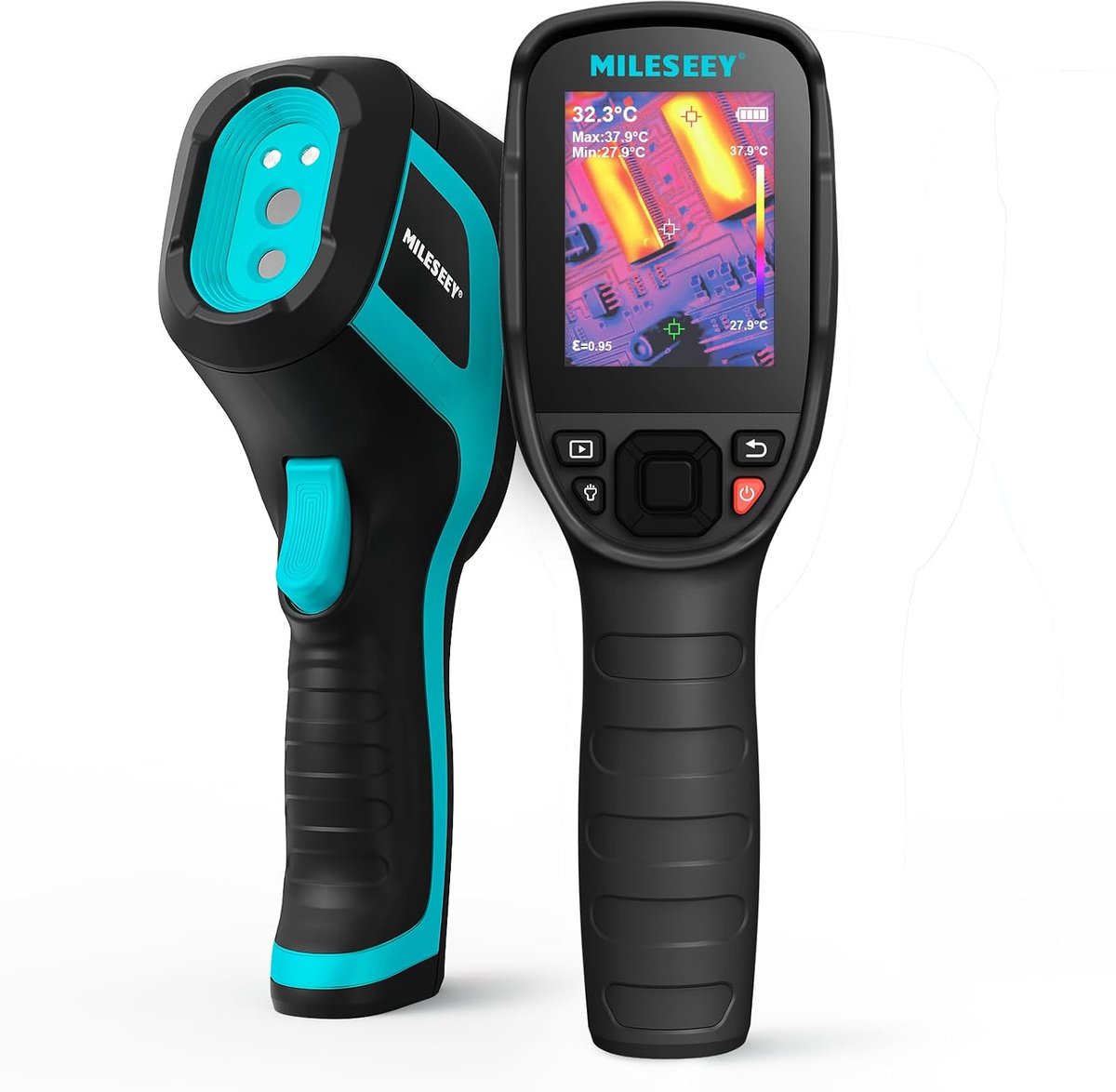 TR256E warmtebeeldcamera-256 x 192 IR resolutie thermische camera - -20 °C tot +350 °C thermische camera - oplaadbare handheld infrarood thermische camera met ingebouwde 16G SD-kaart