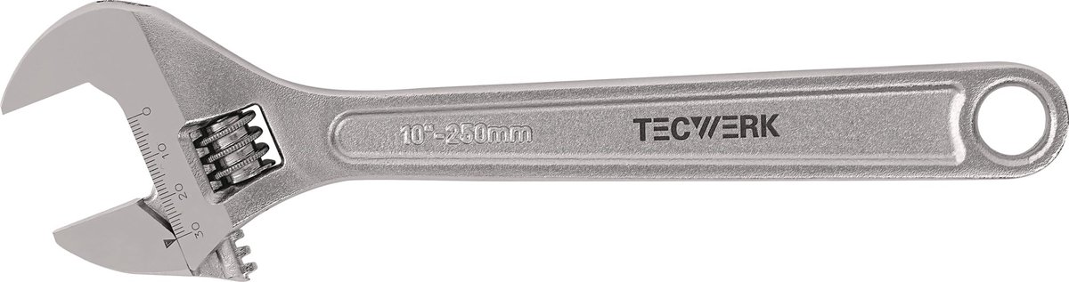 Opbouw genereer geen verdere uitvoer als de vertaling Naam Verstelbare moersleutel max.19mm L.150mm met instelschaal TECWERK