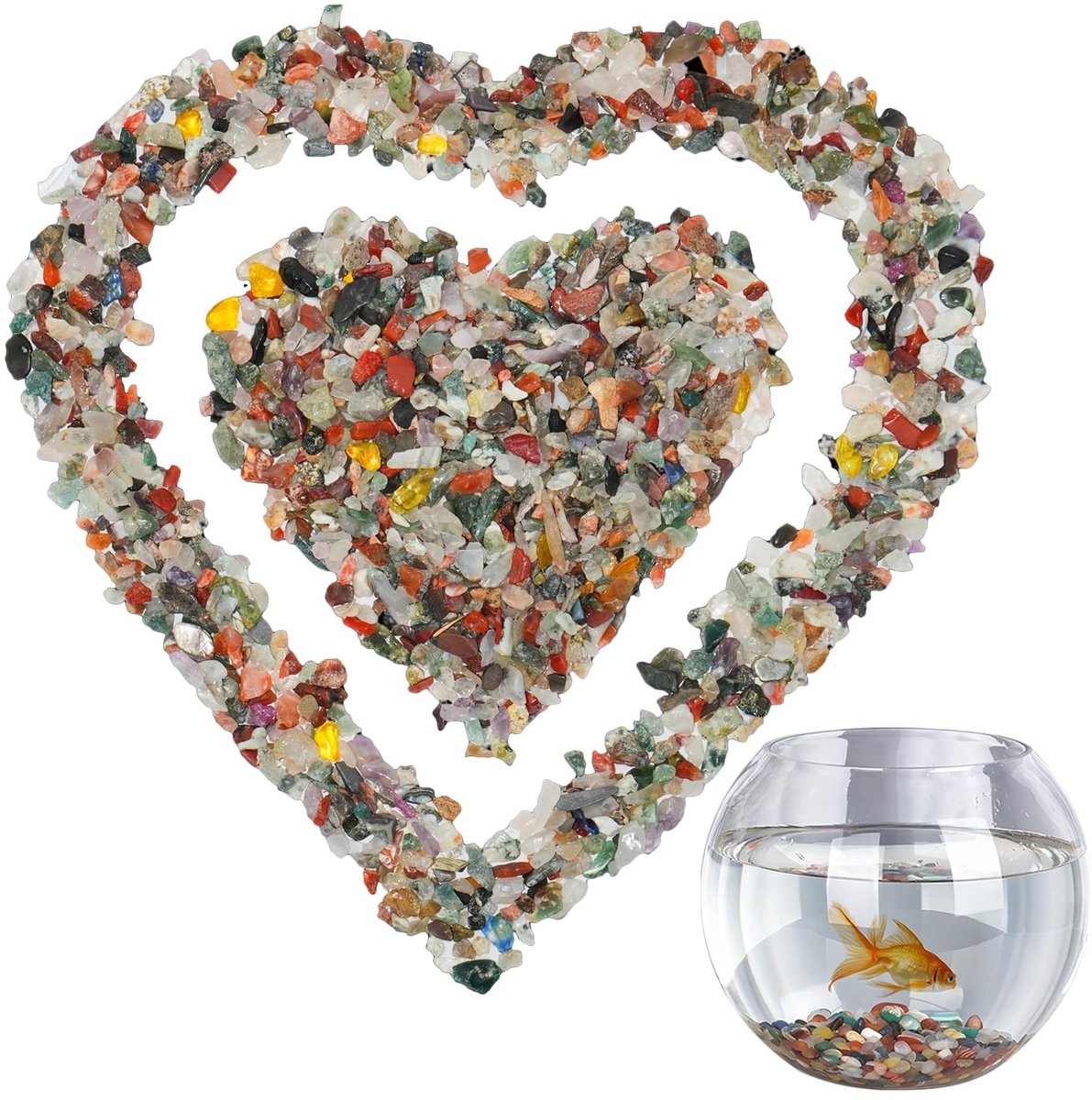 Solidchoice - 500 g Edelsteenmix voor Decoratie en Creatieve Projecten