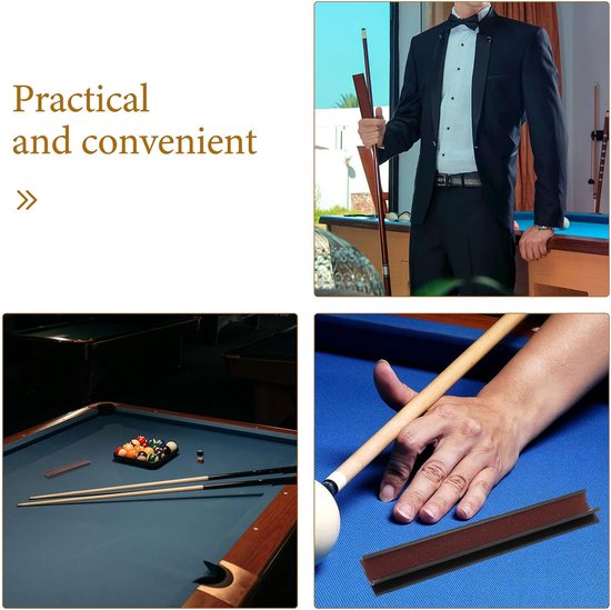 Snooker Keu Tip Reparatie - Biljartkeu Onderhoud - Keu Tip Vormgeven - Duurzame Schuurpapierhouder — afbeelding 5