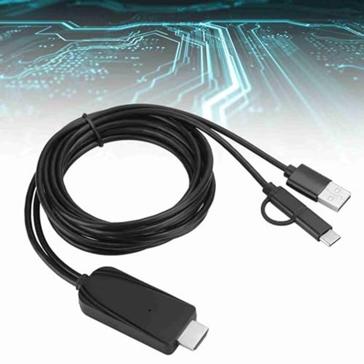 Dezelfde beeldschermkabel praktisch draagbaar plug-and-play-apparaat praktisch duurzaam voor mobiele telefoons