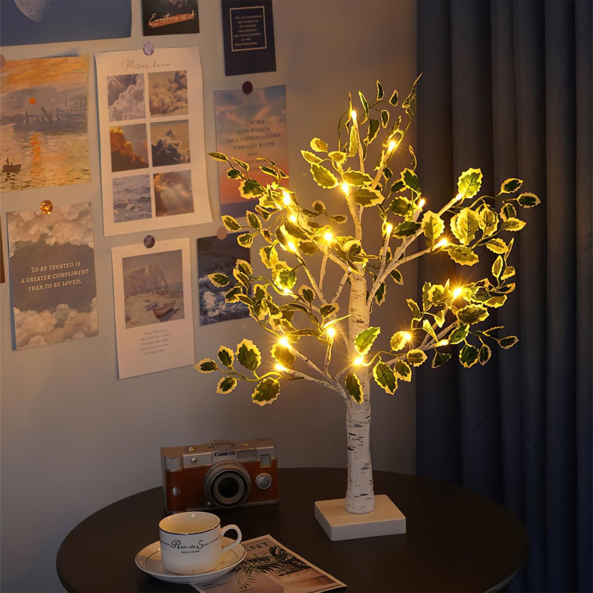 Kunstmatige Bonsai Boom met Verlichting - Kersenbloesem met Fairy Lights - Timerfunctie - ShopVlot
