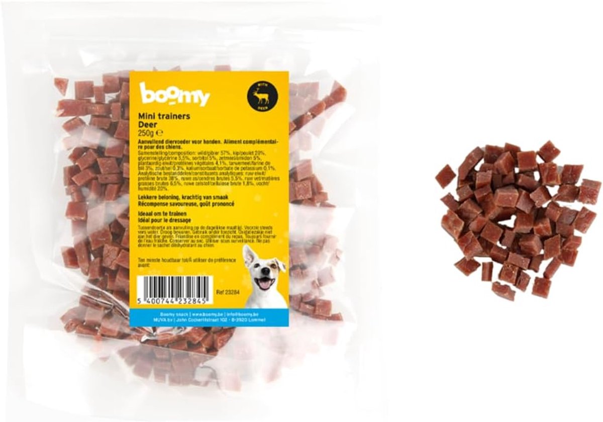 Hondensnoepjes - Zacht - 250g - Ideaal voor training - Geschikt voor alle leeftijden - ShopVlot