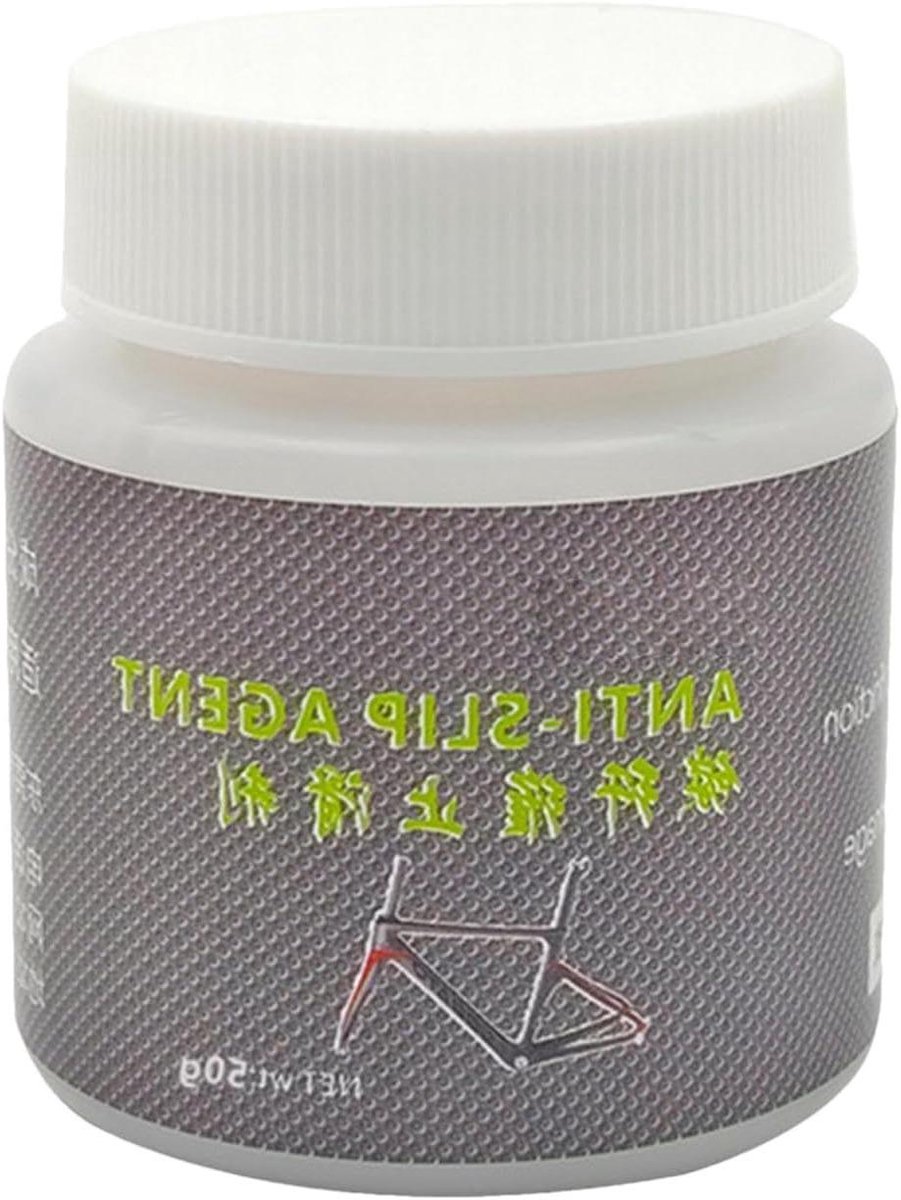 Antislipmiddel Koolstofvezel - Montagegel Fiets - Onderdelen Vastzetten - Verbeterde Tractie - 50 gram - Transparant