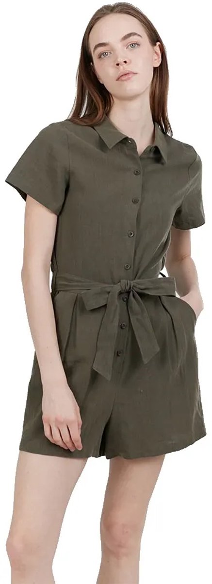 Fundango Senna Korte Mouw Romper Groen XL Vrouw