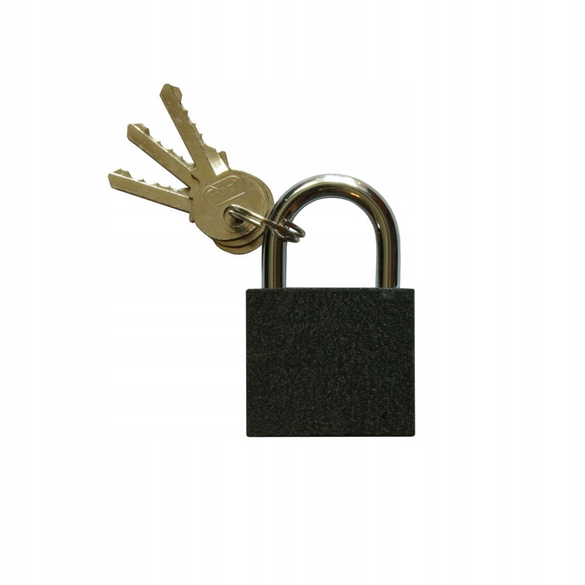 Gietijzeren Hangslot AB 40 Zwart met Cilinderslot, 3 Sleutels